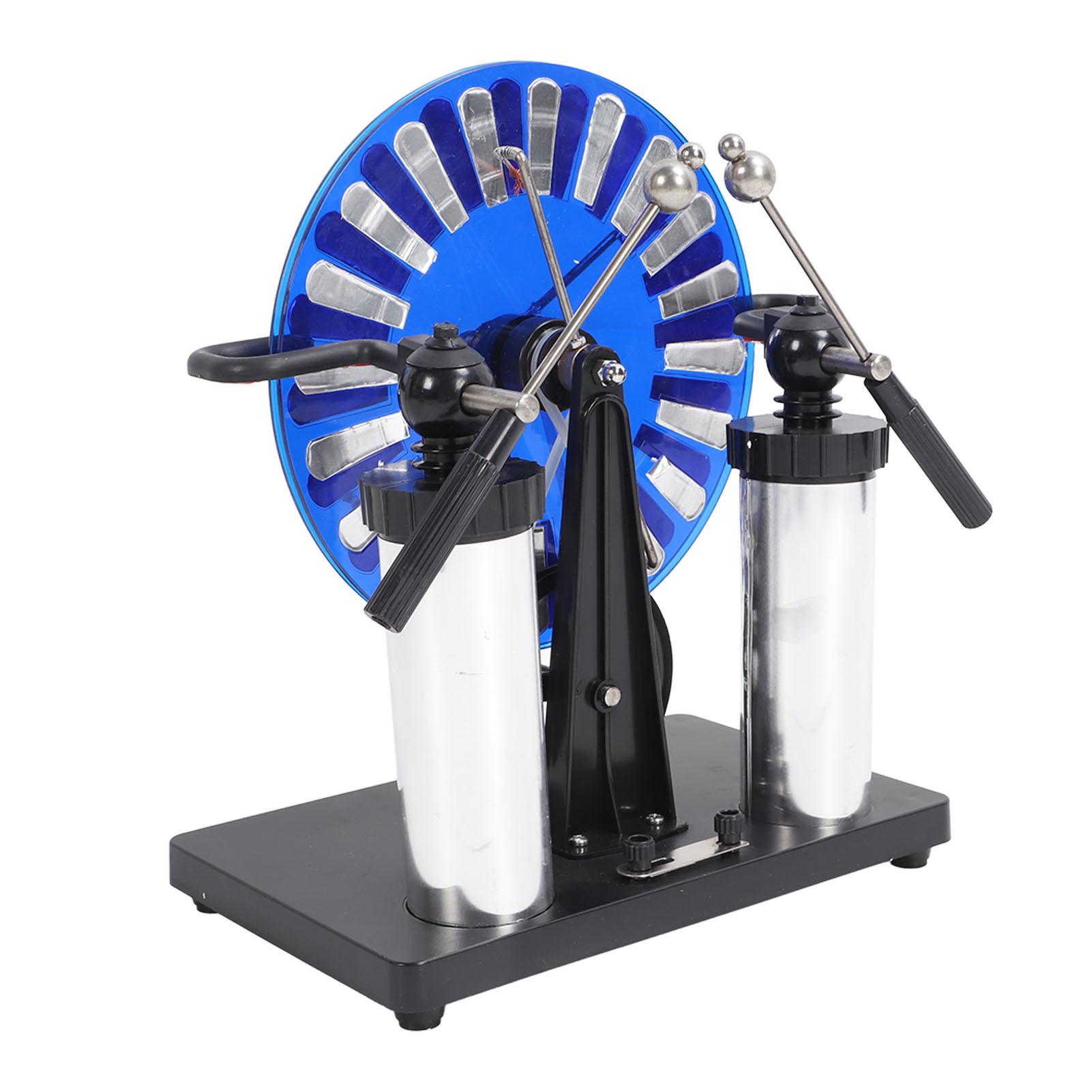 Electrostatic Induction Motor PVC Hand Crank Spark Discharge Static Electricity Generator pvc
