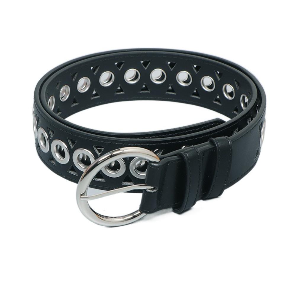 Punk Wide Waistband Korean Style Y2K Girl Waistband Retro PU Leather Belt Ladies/Girls