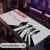 Custom Text Big Mousepad, Extended Desk Pad For Laptop Work GameGorillaz