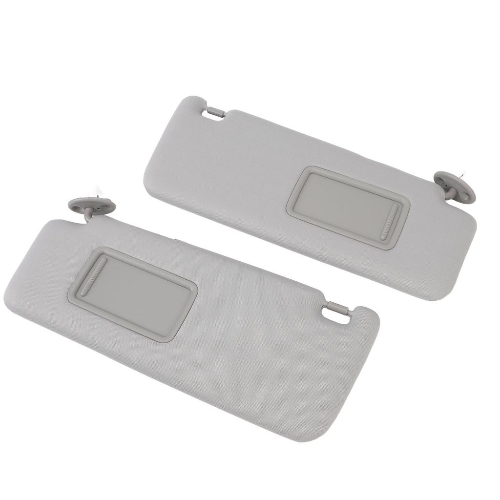 1 Pair Sun Visor 74320‑35A91‑B1 Gray Sun Shielding Visor Mirror with Makeup Mirror Replacement for Toyota 4Runner 2010