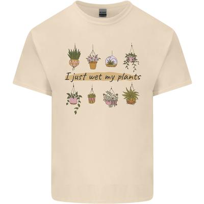 I Just Wet My Plants Funny Gardening House Unisexs Light Cotton TShirt