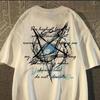 Women's Trendy American Star Plus Size Cotton T-Shirt - Summer Loose Fit Short Sleeve