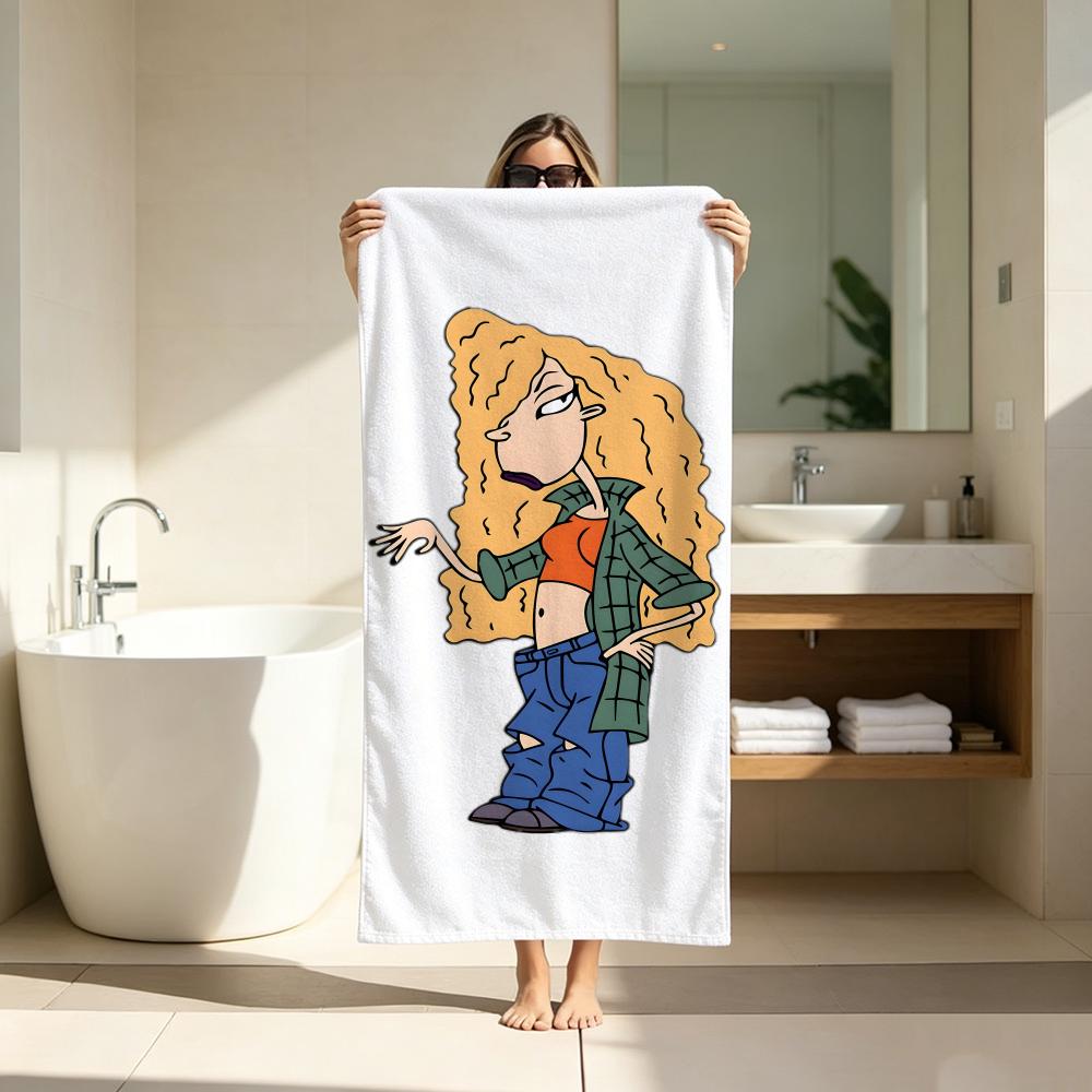 Adventure Cartoon R-Rugrats Towel Microfiber soft Beach Towel for Travel Fitness Sauna Bathing Camping