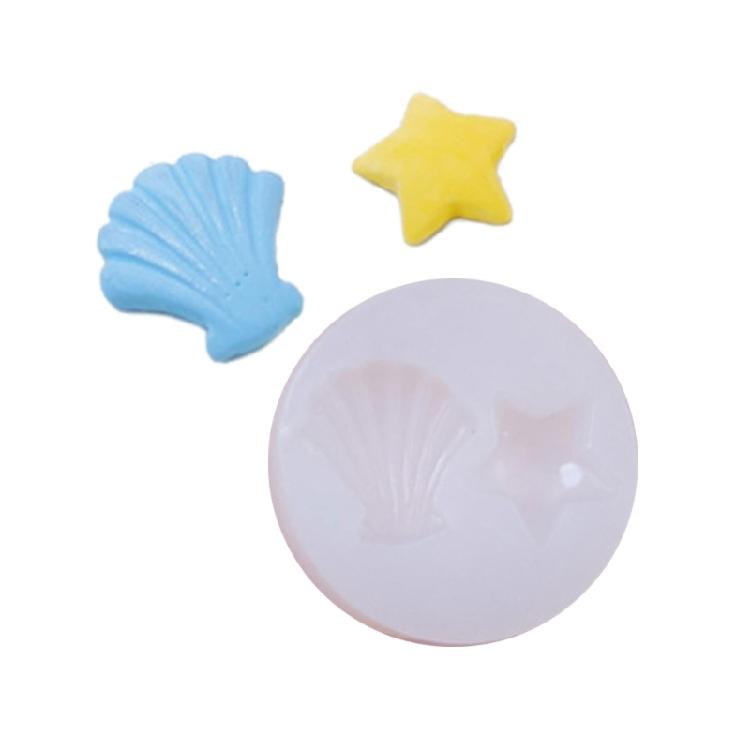 Multipurpose Silicone Craft Mold with Starfish Shell Design Perfect for Candle Soap Resin Art Craft Enthusiasts