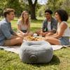 Press-Inflatable Portable Folding Lazy Chair - Camping & Fishing Inflatable Seat, Outdoor Stargazing Recliner, Quick-Inflate & Wear-Resistant