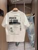 Men's "AWAKEN" New York City Graphic Tee Casual Cotton Short Sleeve Tops Streetwear