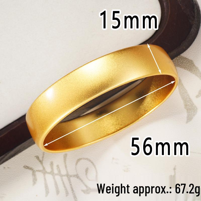 Vietnamese Gold Heritage Lotus Bracelet for Women: Long-Lasting, Ancient Chinese Style, Colorfast Simulation