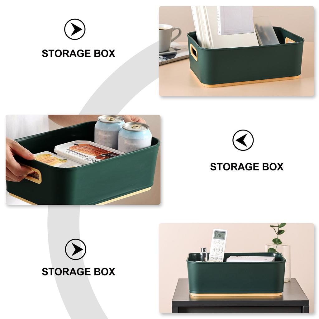 1Pcs Toiletry Box Premium Plastic Storage Container Desktop Organizer Basket Sundries Holder Bathroom Storage Basket