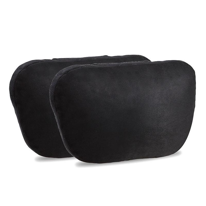 Compatible with Mercedes-Benz S-Class Maybach Headrest, Driver's Seat Backrest, and Neck Pillow; Imitation Aviation Seat Neck Pillow.
