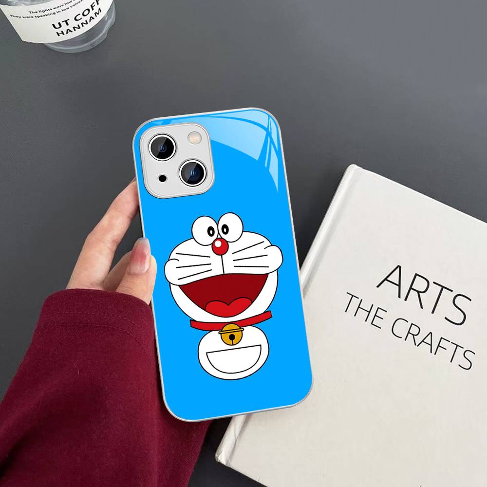Cute Cartoon-u-Doraemons-t Tempered Glass For Iphone 14 13 12 11 Pro Mini XS MAX 14Plus X XS XR Fundas