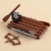 MOC Medieval  Scene Building Blocks Military Camp Viking Warrior Soldiers Tent Outpost Pirate Ship Stable Castle Wall Bricks Toy