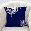 Blue Decorative Pillowcase Living Room Office Decoration Home Pillowcase
