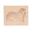 Carved Wooden Gingerbread Cookie Mold Biscuit Chocolate Press Cutter 3D Baking Sheep Stamp Mould