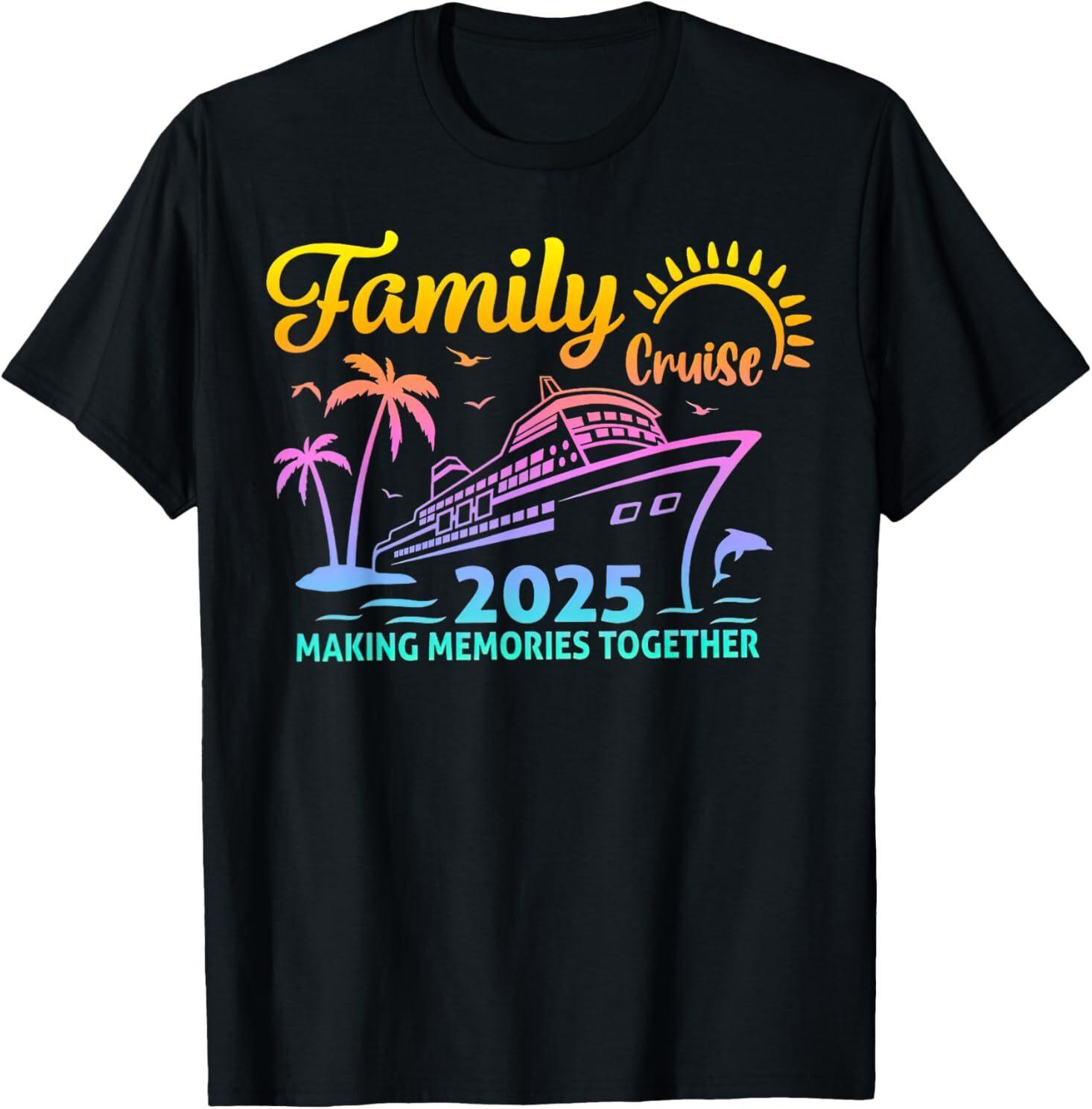 Family Cruise 2025 Vacation Trip Family Matching Cruise Ship T-Shirt Unisex T-Shirt M