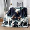 Philadelphia Flannel Blanket Soft All-Season Throw, Design for Camping, Car Travel, Hiking Sofa, Bed, Office Perfect Gift for Parties