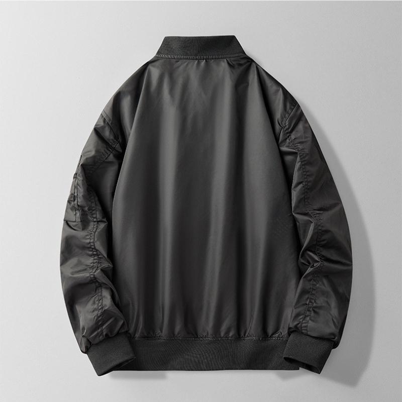 Mens Windbreaker Jacket Male Cargo Jacket Stand Collar Lightweight Workwear Clothes Man Coats Top