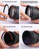 52 to 67mm metal adapter ring SLR camera accessories UV filter adapter ring black