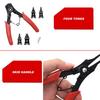 Straight Heads Car Accessories Dustproof Snap Ring Pliers