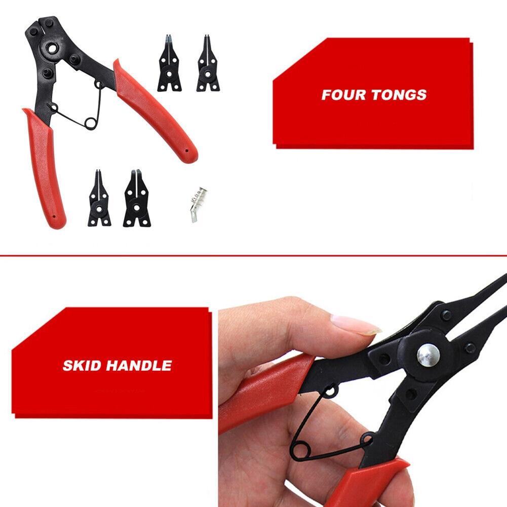 Straight Heads Car Accessories Dustproof Snap Ring Pliers