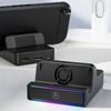 3 Port Adapter Docking Station for Game Consoles with Cooling System Stable Base Plugs Play Functionality