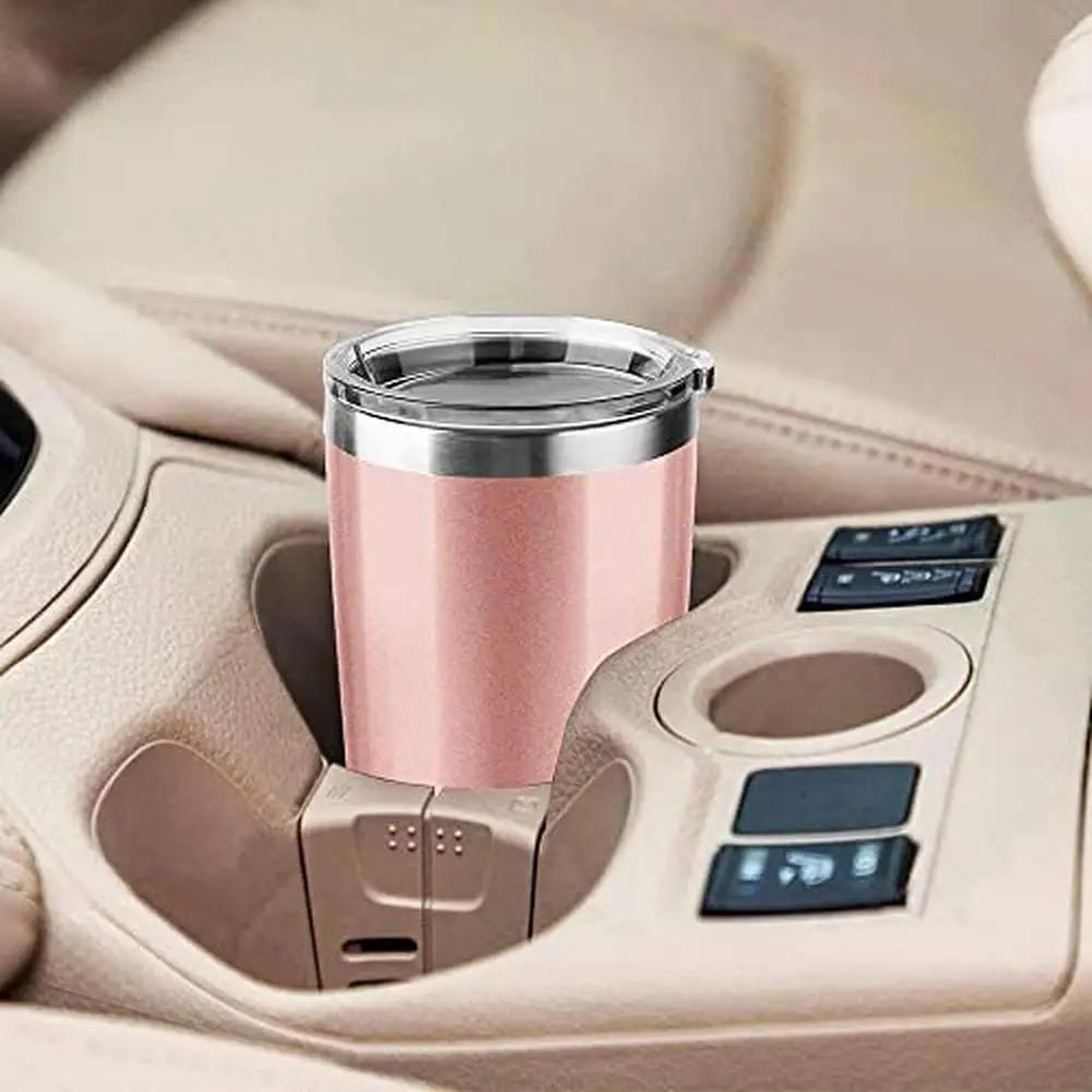 30oz Stainless Steel Insulated Travel Tumbler Set 8 Pack with Lid Straws & Cleaning Brush Double Wall Vacuum Sealed Coffee Cup