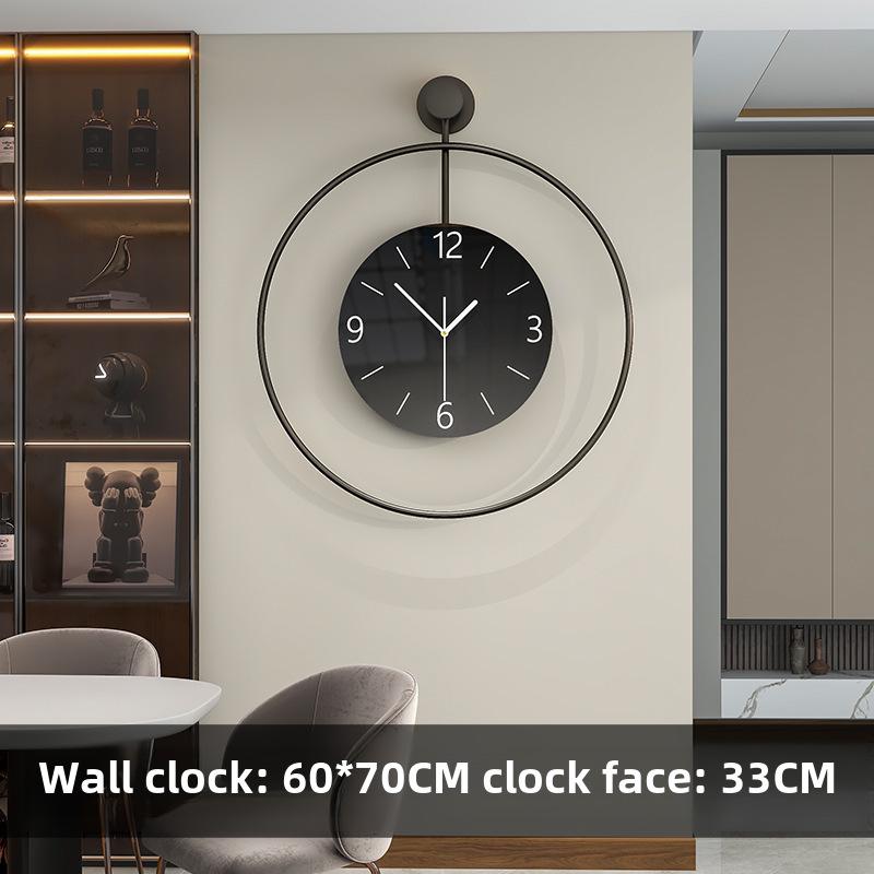 Creative Modern Art Wall Clock for Living Room and Porch