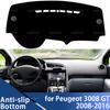 For Peugeot 3008 GT T84 2008 2009 2010 2011 2012-2016 Dashboard Cover Pad Car Liner Anti-UV Mat Sunshade Dashmat Carpet Dash