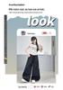 Girls' Korean Style Sleeveless T-shirt & Wide-Leg Pants Set - Casual Summer Street Dance Outfit