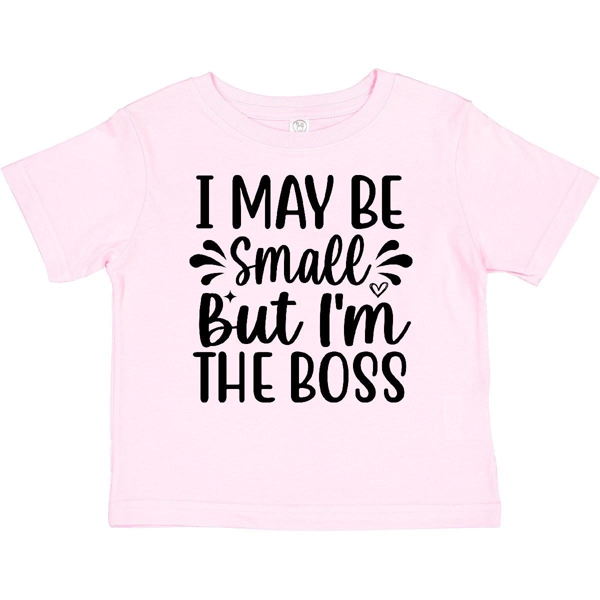 

Inktastic I May Be Small But I m The Boss Baby kids boys T-Shirt Child Bossy Cute Infant 150
