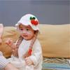 Handmade Baby Hat Wig Warm Newborn Braid Wig Cap Infant Knitted Hat Wig  Photography Props