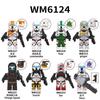 WM6124 Serie Star Wars Blocchi da Costruzione Minifigure Assalto Soldato Gregor Volka Sacchetto Giocattolo