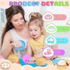 Dumpling Squishy Toys, 4Pcs Mystery Squishy Dumpling Toy, Dumplings Fidget Sensory Toys Anxiety Relief, Cute Squishies Dumplings Stress Balls