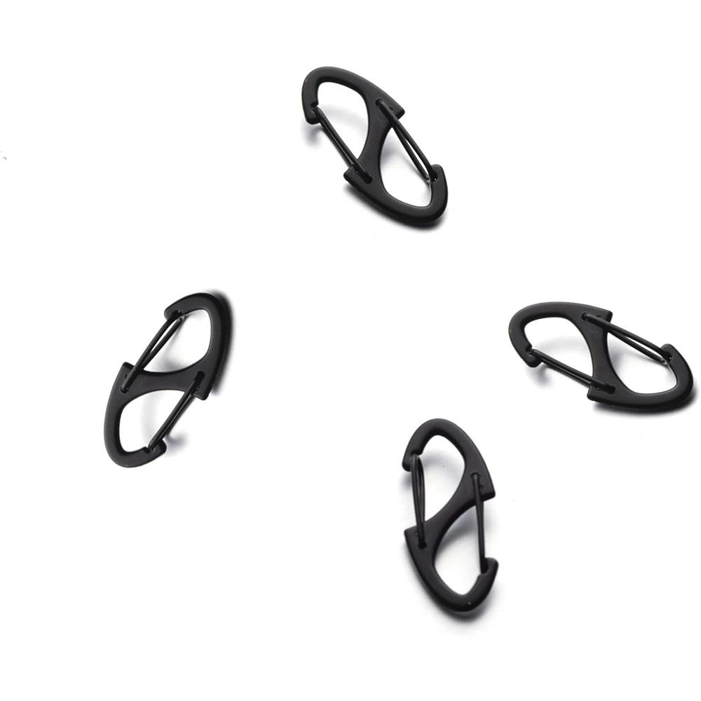10Pcs Black Locking Zipper Clips For Backpack Travel Case Zipper Lock Anti-theft