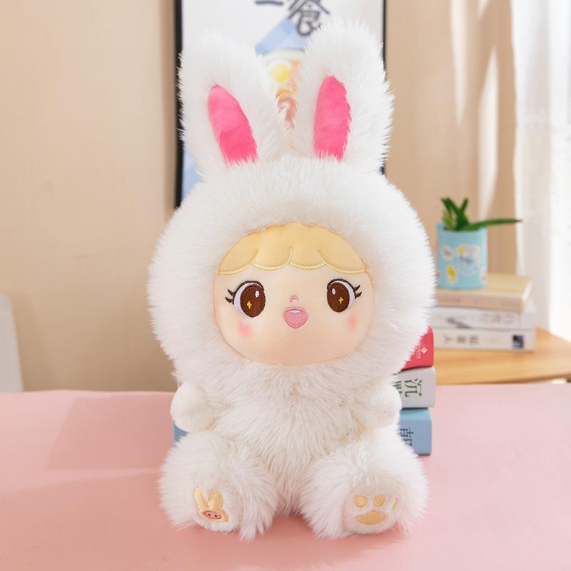 Site Soft and Cute Rabbit Doll Long Ears Rabbit Monster Plush Toy Children and Girls Comfort and Companion Sleeping Gift