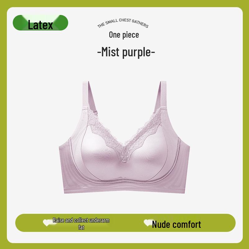 Sutien modelator fără cusături cu dantelă: Lucios, Anti-cădere cu Suport Lateral pentru un Spate Frumos