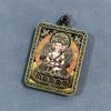 Men and Women Lucky Talisman Decorative Pendant Alloy Material Buddhist Figure Painting Thangka Wealth Luck Feng Shui Decor