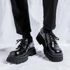 Mode Neue Schuhe Dicke Sohle Japanisch Koreanische Streetwear Lässige Lederschuhe Mann Business Mode Vintage Hipster Hochzeit Lederschuh Männlich