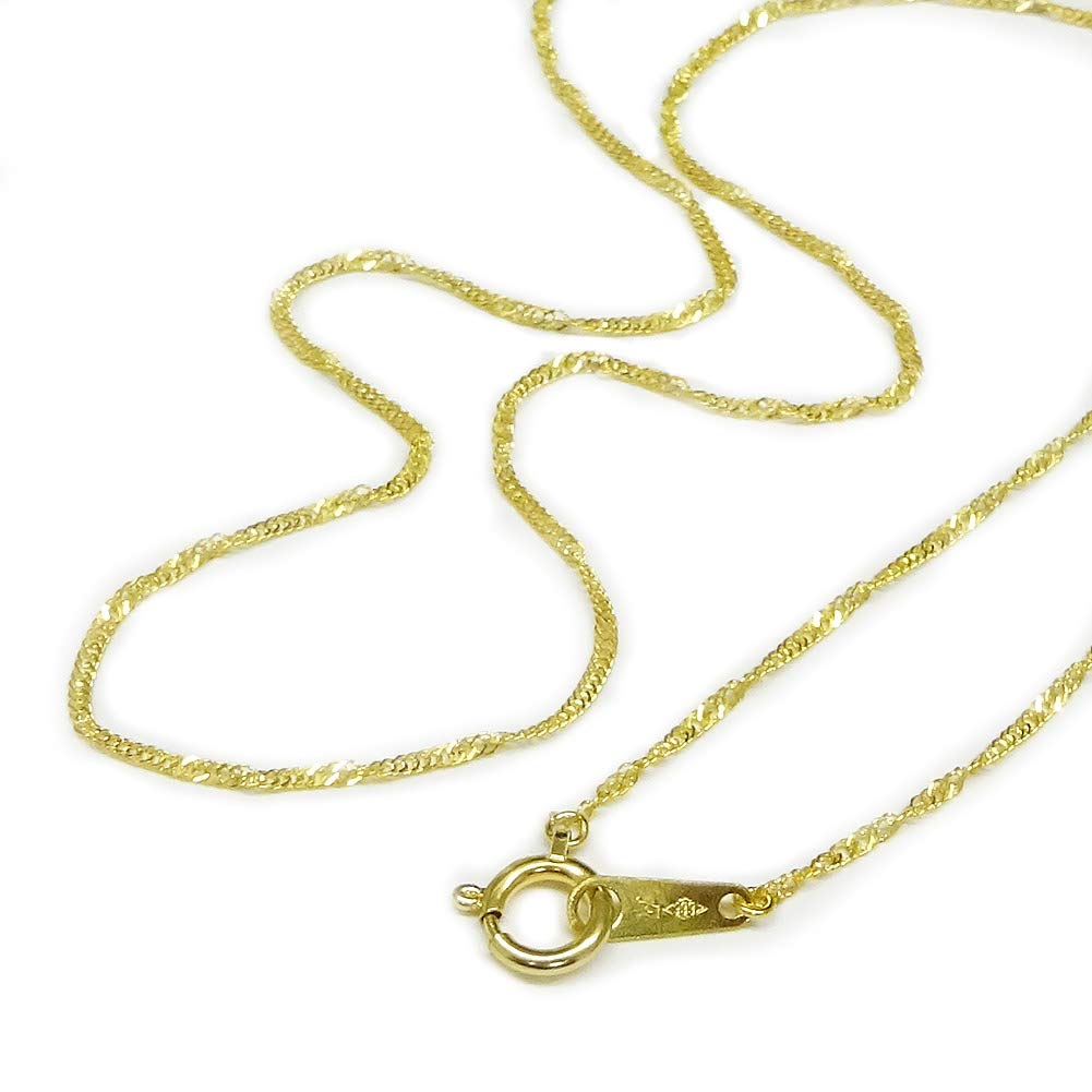 And Me Jewelry Pure Gold Screw 42cm Quality Guaranteed Mint Certification Mark [You Box] Necklace/Chain 1.35g [Gift Wrapped]