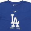 Nike X MLB Collaboration Kids Los Angeles Dodgers Logo Color Block Printed Crew Neck Short Sleeve T-Shirt Kids Tops Royal-Blue 3Z3B7SAM4-LAD