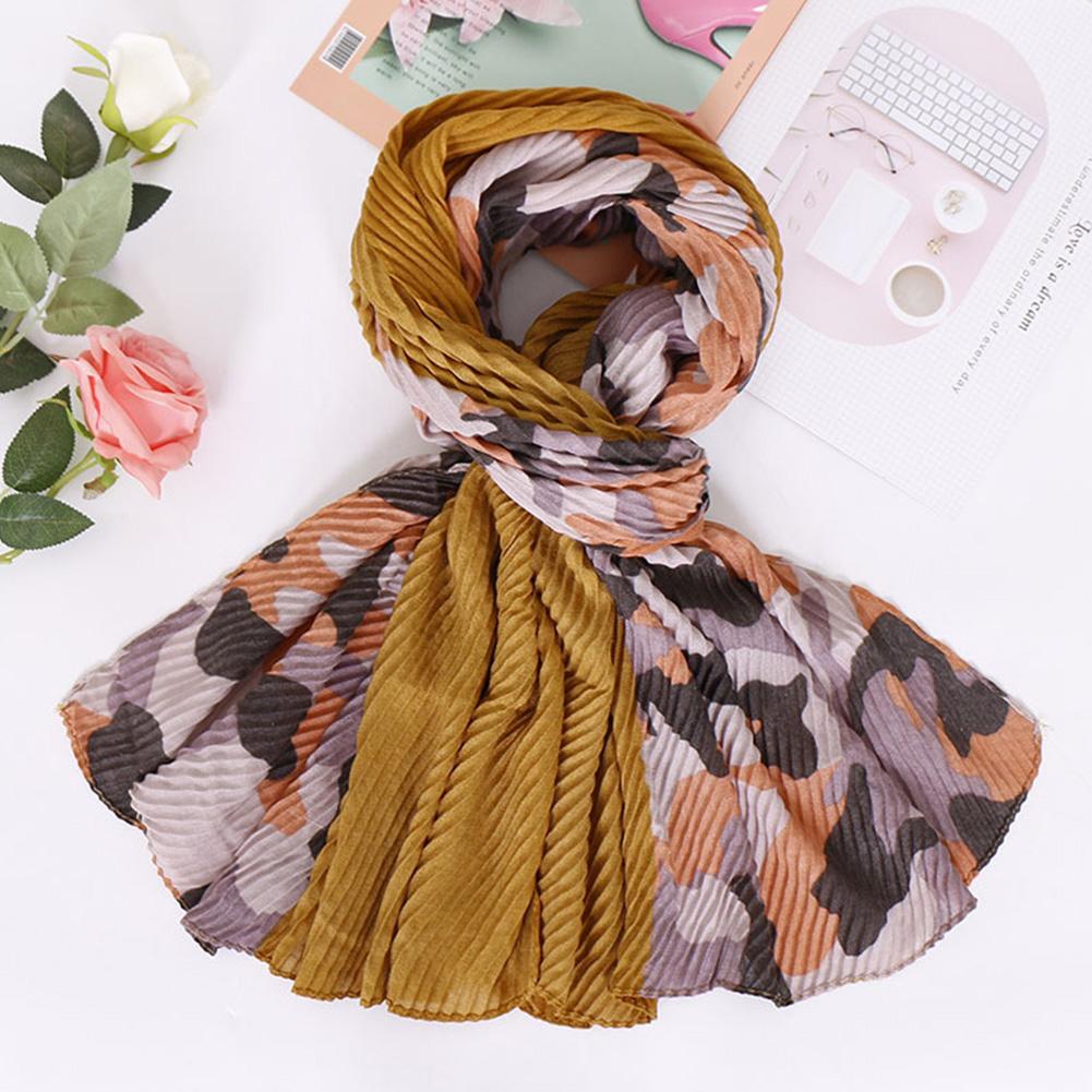 Women Fashion Camouflage All-matching Cotton Scarf