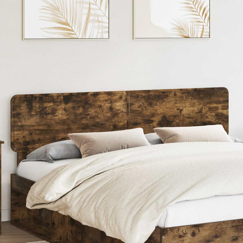 Headboard Smoked Oak Wood Based Material