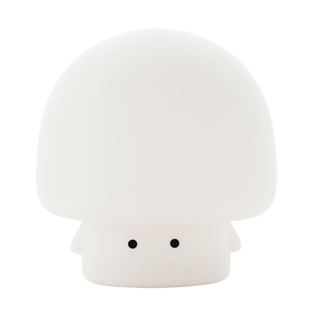

A021 Mushroom Night Light Baby Nursery Cute Silicone Light Bedside Sleep Lamp with 30 Minutes Timer White