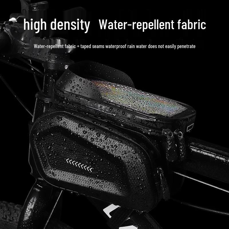 Mountain Bike Waterproof Phone Holder & Front Storage Bag