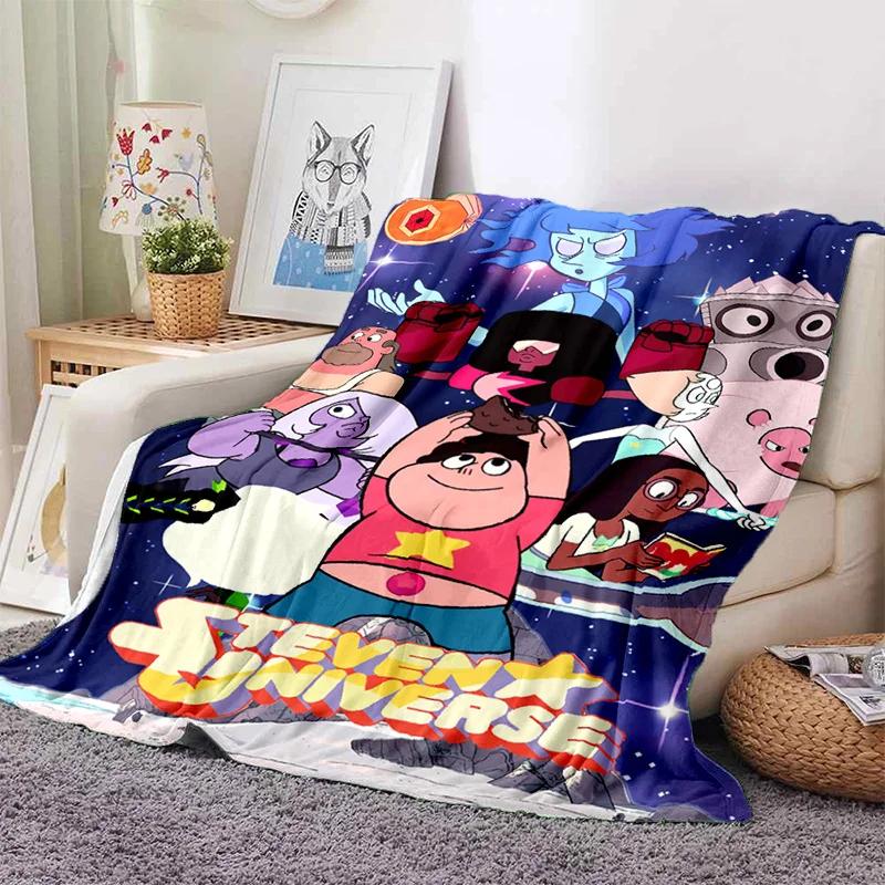 Soft Warm Anime Curly Hair Steven Universe Living Room Sofa Cover Carpet for Beds Decoration and Picnic Blanket for Kids