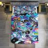 Hra D-Dandy's World Povlečení 3D Tištěná Sada Povlaku na Přikrývku s Povlaky na Polštáře Chlapec Dospívající Děti Narozeninový Dárek Měkké Roztomilé Ložní Prádlo