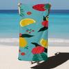 1PC Towel Fruit Pineapple Watermelon paint for family friends Quick-Dry Beach Towel For Yoga Tourism Beach GYM Camping Swimming
