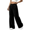 Women's Flannel Pants Loose Wide Leg Casual Comfortable for Home and Everyday
