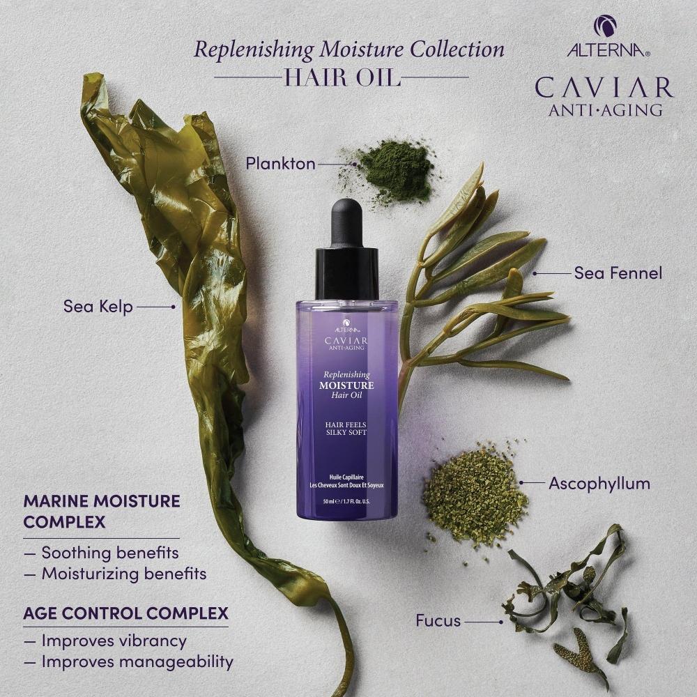 Alterna Caviar Anti-Âge Huile Capillaire Hydratante Réparatrice 1,7 oz