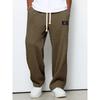 Men Loose Straight Wide Leg Casual Sports Long Sweatpants
