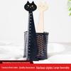 Wooden Cat Ruler: Korean Creative Animal Student Stationery & Planner Tool